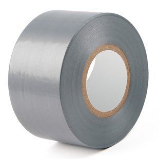Клейка ПВХ стрічка для теплоізоляції 45мм Х 30м сіра 1/12 PLX-101-149 фото