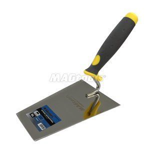 Кельма штукатурна тип трапеція, гумова ручка 180мм Magtools PLX-3123 фото