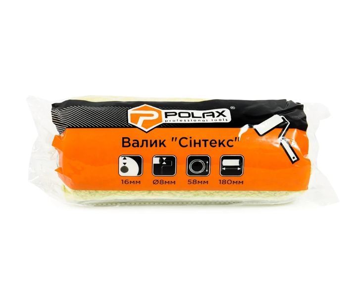 Валик "СИНТЕКС" 8Х58Х180 мм 16-007 фото