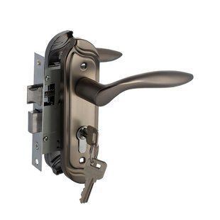 Комплект ручек с замком, FZB ET15187, 50 mm, Grafit 15-187-004 фото