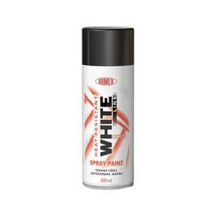 Аэрозольный баллон, DOMEX WHITE LINE, высокотемпературная, черная 122, 400 мл 004-h фото