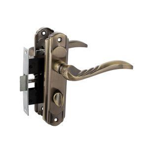 Комплект ручок з засувкою FZB BK 50mm & \ AB ( 24шт.) PLX-15-183-003 фото